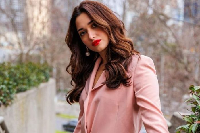 Bold Red or Glossy Naturals take lipstick Inspiration from Tamannaah Bhatia