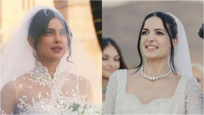 Natasha Stankovic and Priyanka Chopra Wedding Beauty Looks