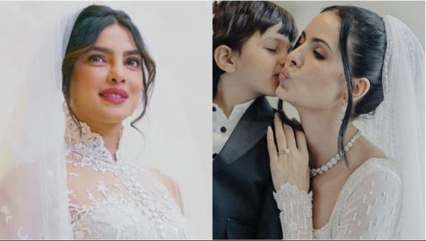 Natasha Stankovic and Priyanka Chopra Wedding Beauty Looks
